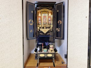 【16号モダン仏壇:創作蒔絵 真宗大谷派】 大府市