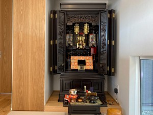 【25号唐木仏壇:本黒檀 大黒屋別注仕様 日蓮宗】 名古屋市中村区