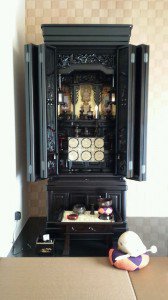 【20号唐木仏壇：黒檀　臨済宗妙心寺派】　小牧市