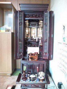 【16号唐木仏壇：紫檀】　愛知県尾張旭市