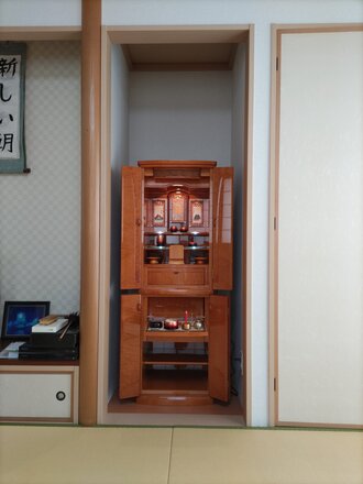 【４８号家具調仏壇（メープル）：浄土真宗本願寺派】日進市