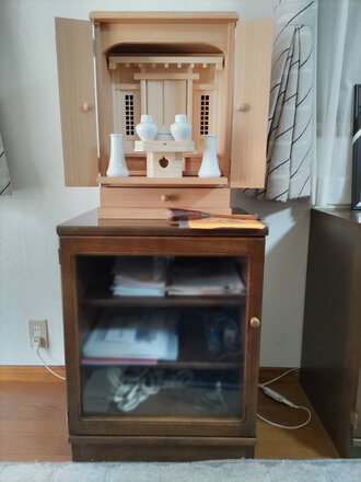 【１８号上置家具調神徒壇：神道】瀬戸市